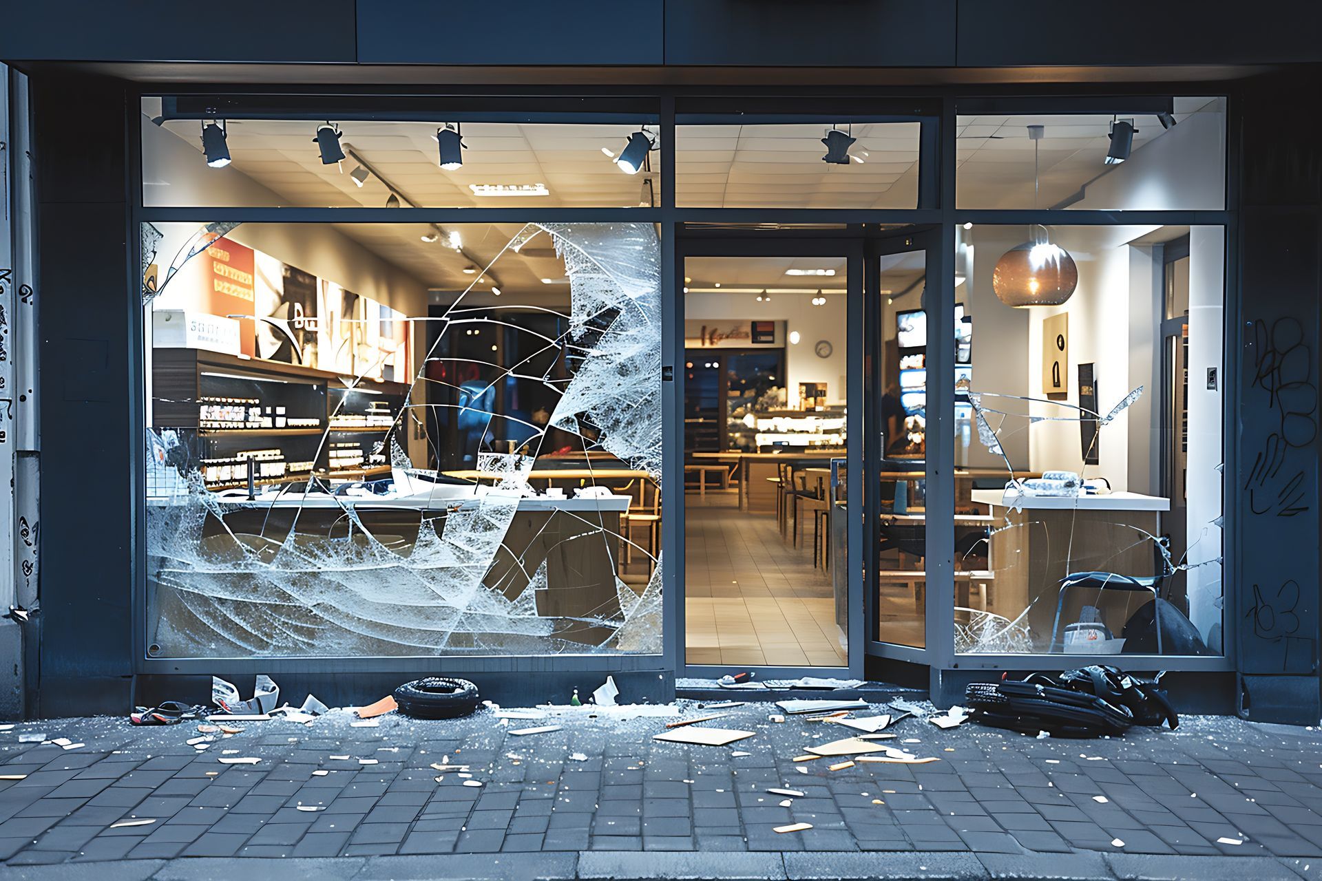sued for crime committed on business property